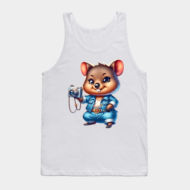 Snappy Quokka Photographer – Capture Moments in Style Tee Tank Top by vk09design